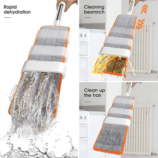 360° Flat Mop – Wet & Dry Floor Cleaner
