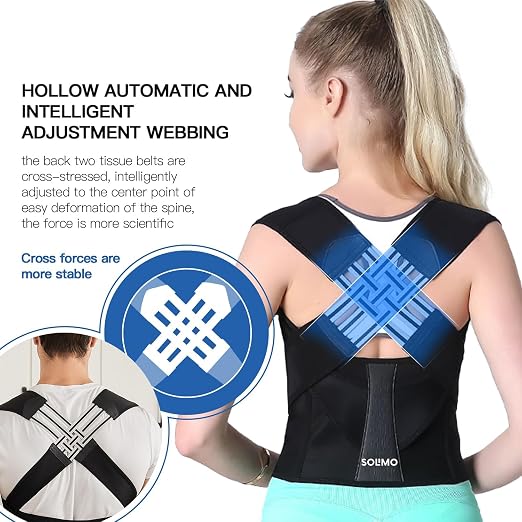 Adjustable Posture Corrector Belt – Back & Shoulder Support
