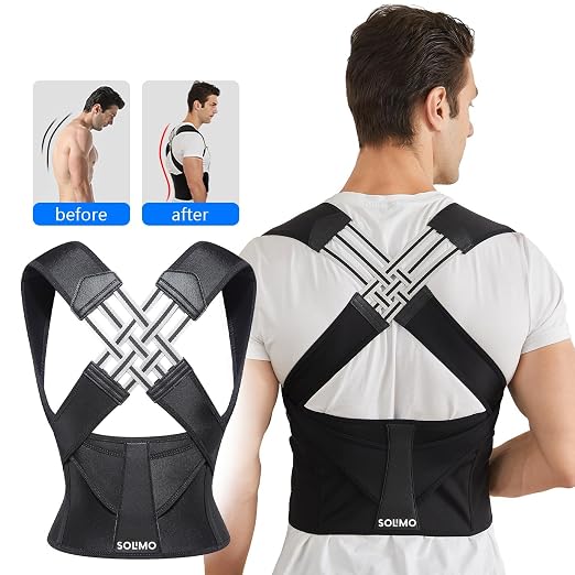 Adjustable Posture Corrector Belt – Back & Shoulder Support